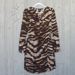 Mossimo Supply Co Shirt Dress Size S Animal Print